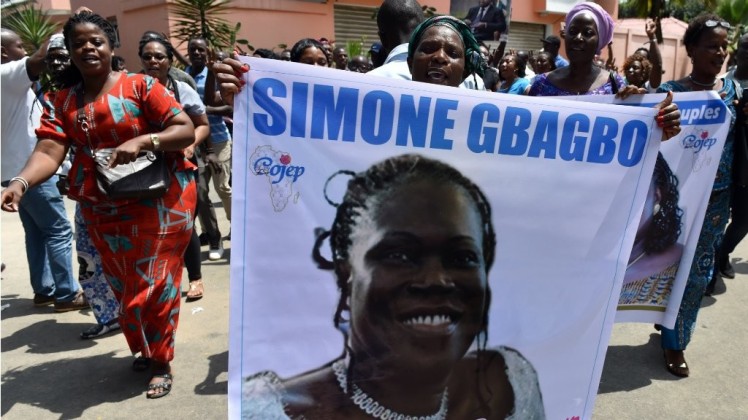 Simone Gbagbo free supporters